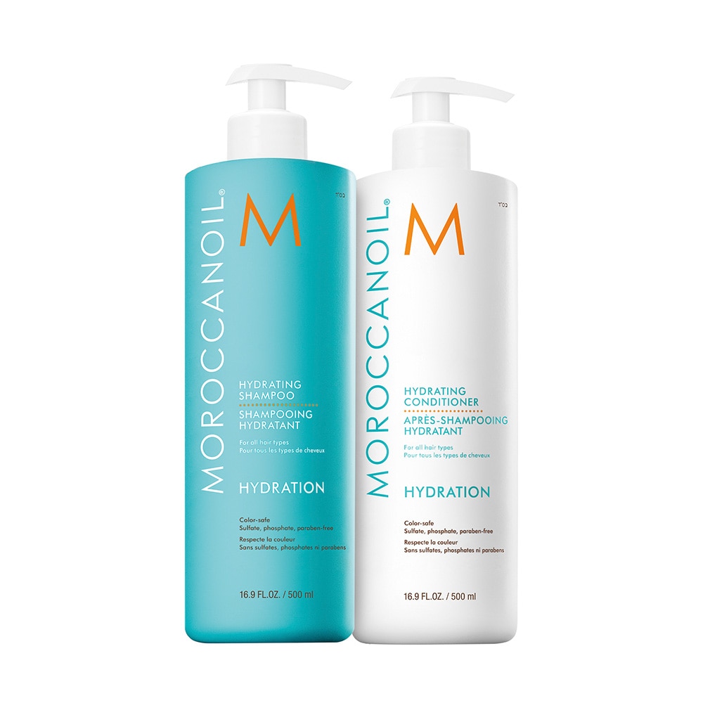 HYDRATION SHAMPOO & CONDITIONER HALF-LITER SET (SET DE SHAMPOO Y ACONDICIONADOR HIDRATANTES)